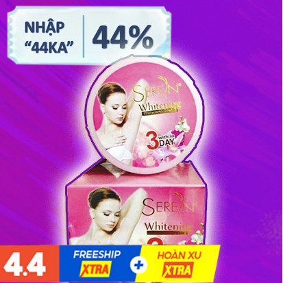 Kem giảm thâm nách 7 ngày, Kem khử thâm, làm trắng nách Seren 3DAY [hàng chuẩn Thái ]