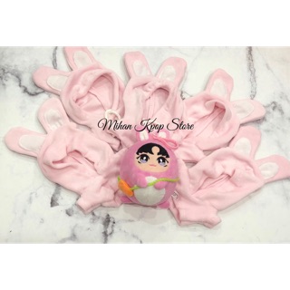 Hoodie thỏ hồng cho doll 20cm