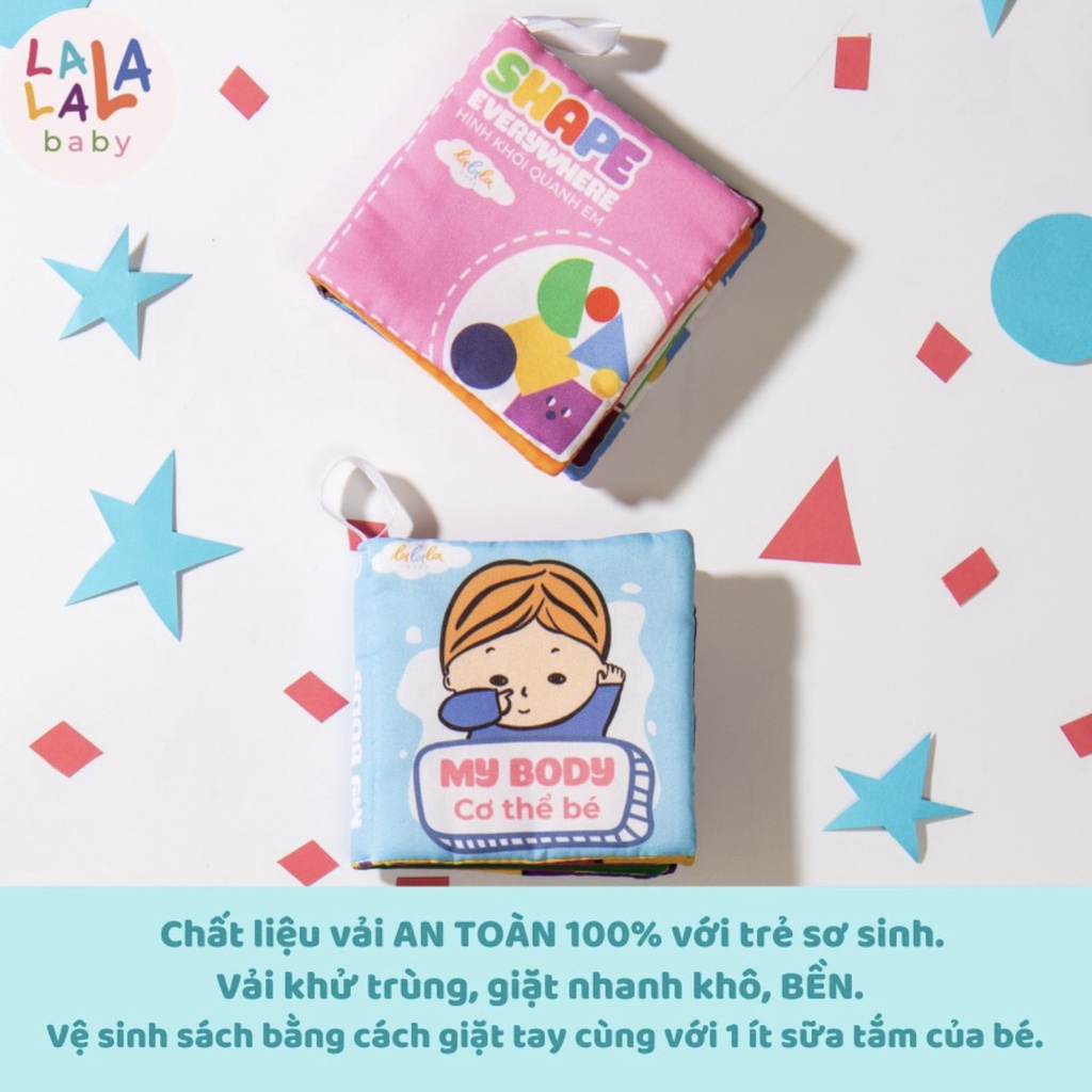 Sách vải cho bé Lalala Baby 8 chủ đề an toàn cho Bé - 3036