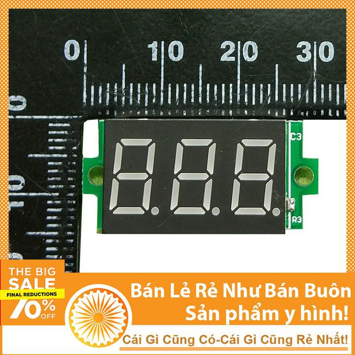 VÔN KẾ 1 CHIỀU DC 0-200V 0.36 INCH MÀU ĐỎ - VÔN KẾ GIÁ RẺ