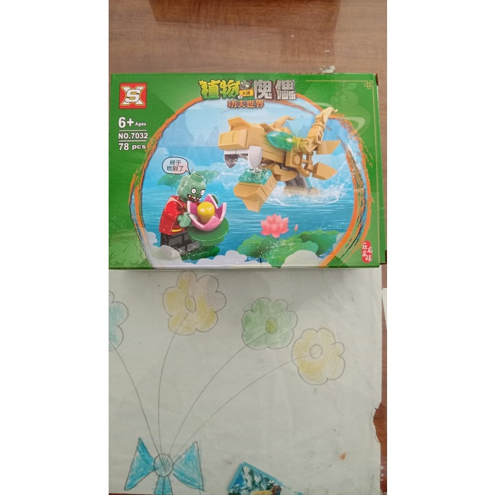 Đồ chơi xếp hình zombie cho bé