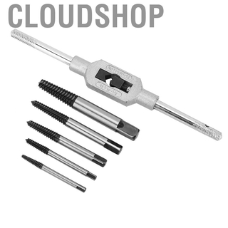 Cloudshop Heat Treatment Damaged Screw Extractor Speed Out Drill Bits Remover Tool Set