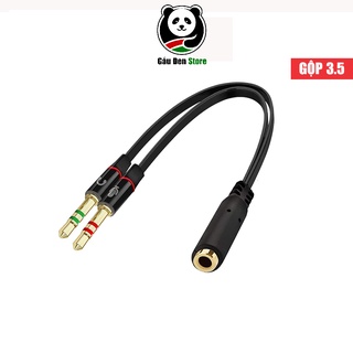 Cáp Gộp Tai Nghe + Mic ra jack 3.5mm