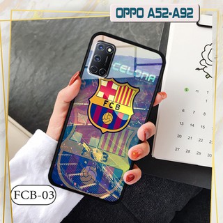 Ốp lưng kính 3D OPPO A52/ A92- hình đội bóng