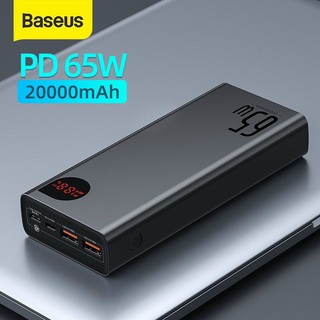 Pin Sạc Dự Phòng Baseus Adaman Digital Display/ Quick Charge/Elf Digital Display Fast Charging Power Bank 20000mAh 65W