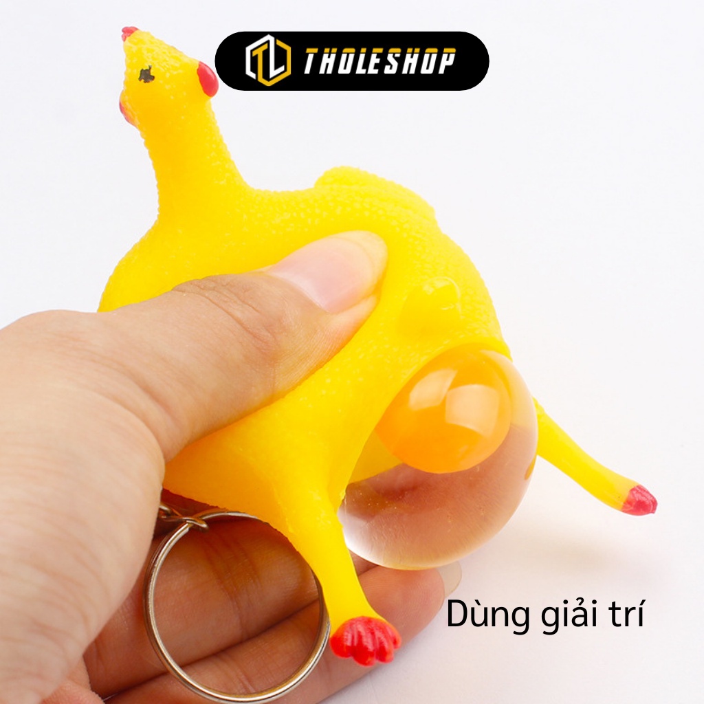 Gà Đẻ Trứng - Móc Khóa Đồ Chơi Gà Đẻ Trứng Giải Tỏa Stress Trang Trí Balo, Chìa Khóa 6198