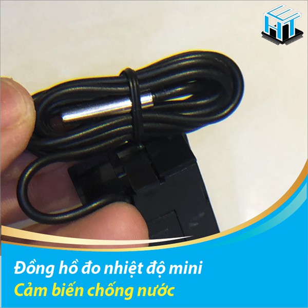 Đồng hồ đo nhiệt độ mini cảm biến chống nước