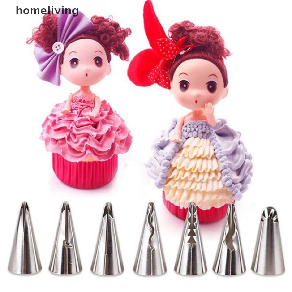 Bộ 7 Đuôi Bắt Bông Kem Trang Trí Bánh