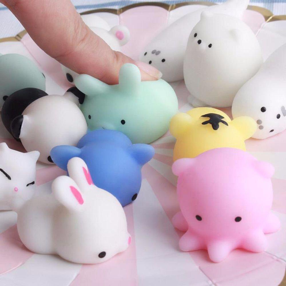 Set 10 Đồ Chơi Mochi Mini Giúp Giảm Căng Thẳng