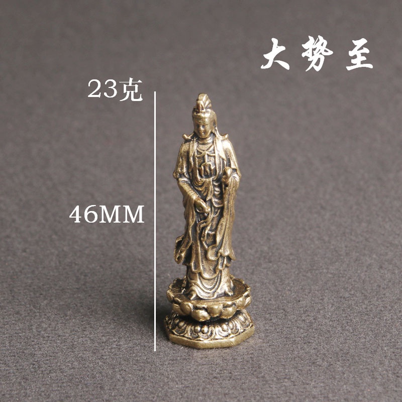 Yueying Restore Mô Hình Tượng Phật Bằng Đồng Thau Cổ Điển Phương Tây Ba Avalokitesvara As Để Bàn Trang Trí