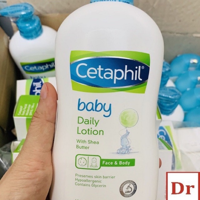Kem dưỡng sữa dưỡng Cetaphil baby daily lotion 400ml mặt và body - Hàng chính hãng