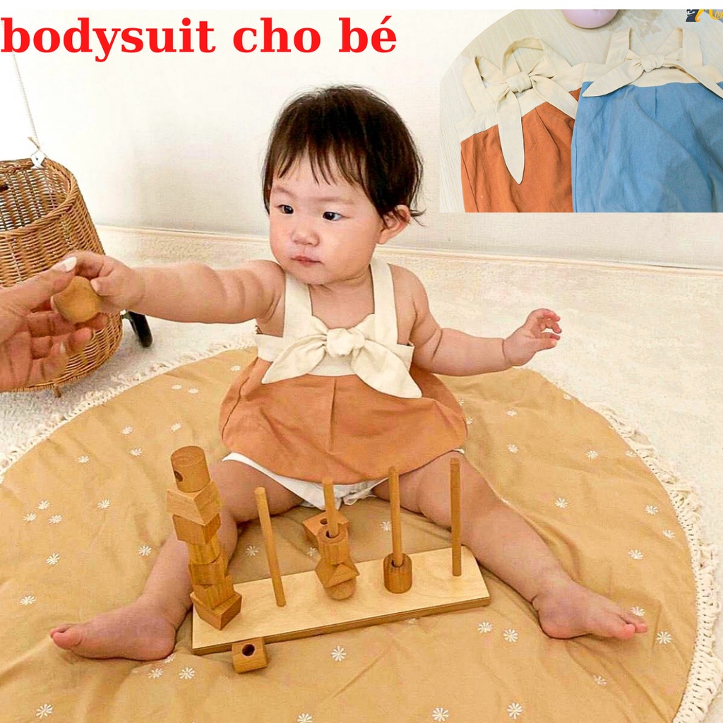 Bodychip Cho Bé Gái Siêu xinh, Đồ Bộ Bé gái sơ sinh 0-12 tháng chất liệu mềm mại,