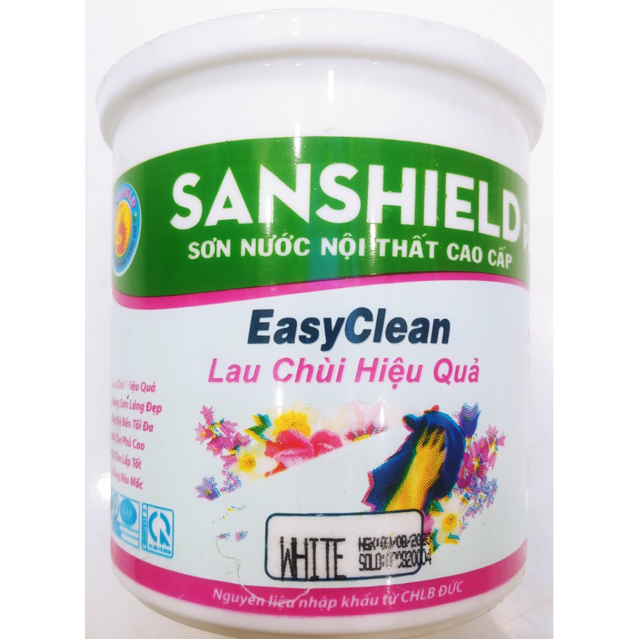 Sơn nước Lau Chùi cao cấp nhiều màu trang trí nhà cửa, nội thất, decor phòng ngủ thay giấy dán tường