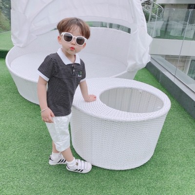 Đồ bộ bé trai bé gái CHIVU's KID chất cotton tàu hoạ tiết kẻ sọc quần áo trẻ em công tử dễ thương