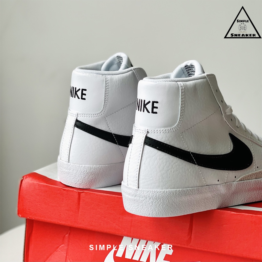 Giày Nike Blazer Chính HãngFREESHIP Nike Mid Blazer Vintage 77 Auth- Giày Thể Thao Cổ Cao Dáng Classic- Simple Sneaker