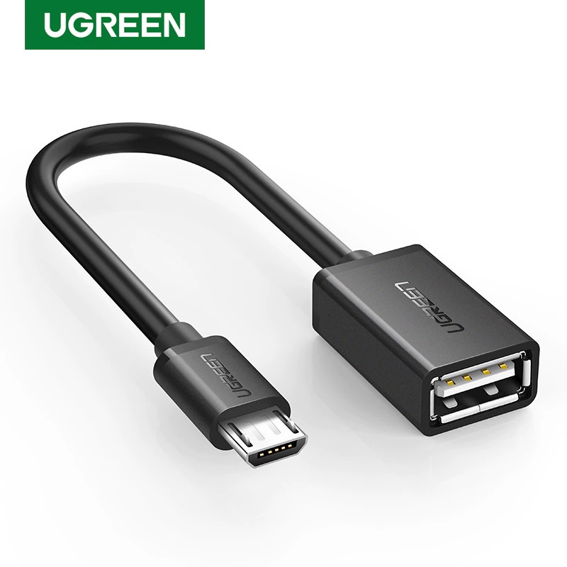 Cáp OTG Micro USB 2.0 Ugreen 10396 10822 US133 10379 Chính Hãng