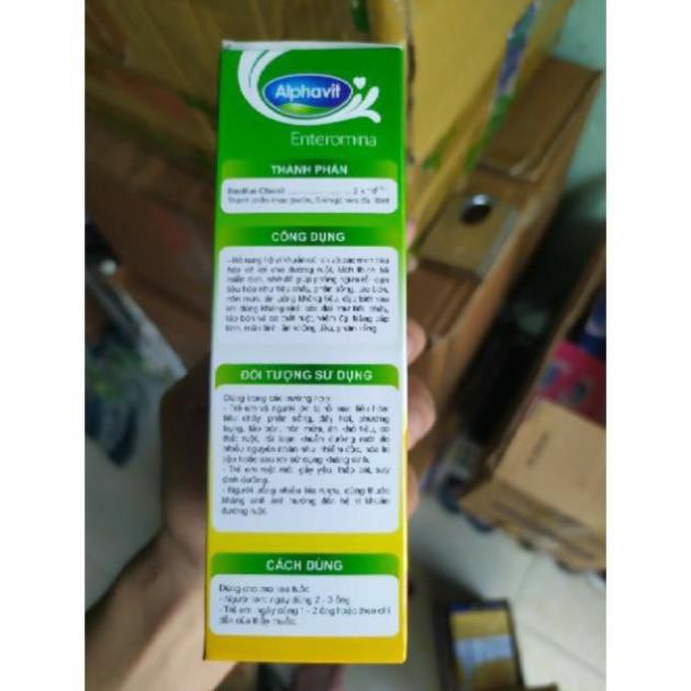 Alphavit men enteromina giúp bé hấp thu và tiêu hóa tốt hơn hộp 10ml