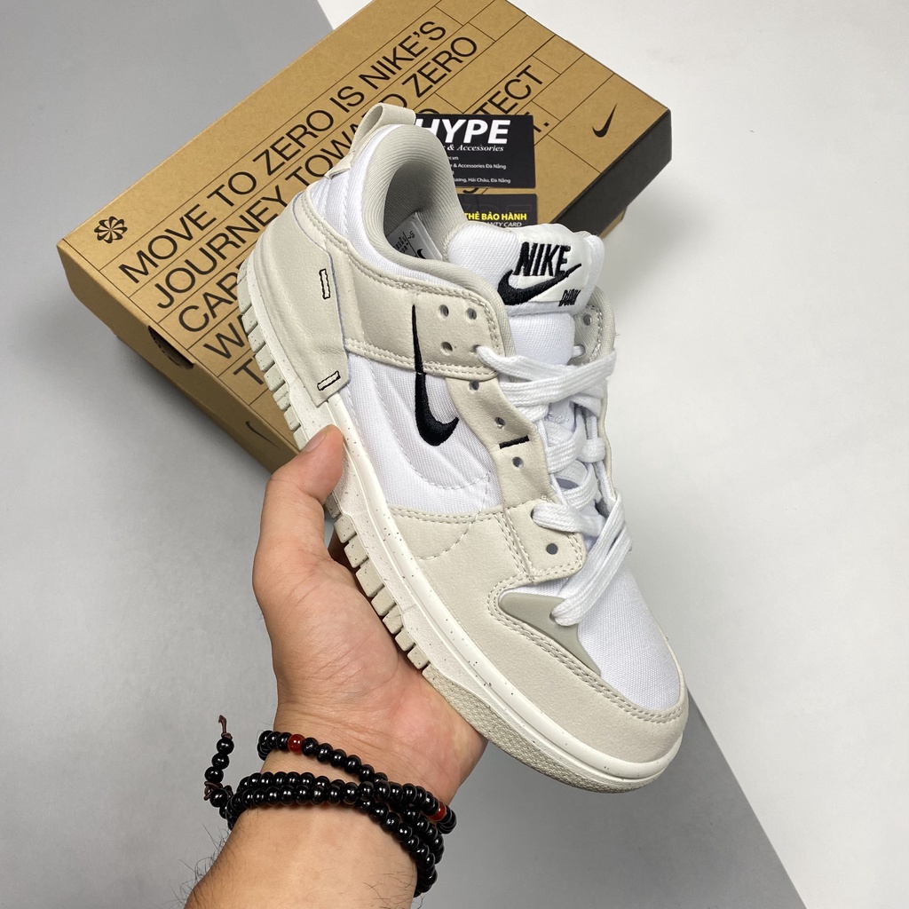 Giày Dunk Low Disrupt 2 Pale Ivory Black  - Hype Sneaker | Phiên bản 1:1 chuẩn.