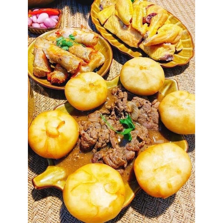 Bánh Bao Chay Phú Hưng Túi 40 Chiếc, Bánh Bao Hấp, Chiên Chế Biến Vô Cùng Tiện Lợi, An Toàn Vệ Sinh Thực Phẩm