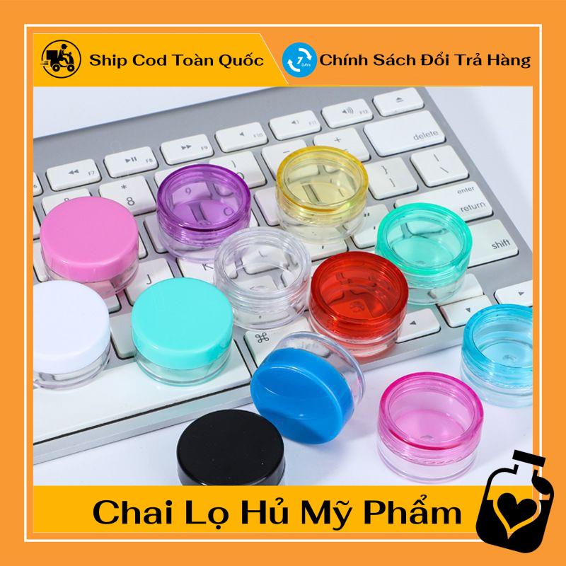 Hủ Đựng Kem ❤ TOP GIÁ RẺ ❤ Hũ nhựa tròn 3g,5g,10g,20g,30g,50g,100g chiết kem , chai lọ chiết mỹ phẩm ,Xưởng Chai Lọ