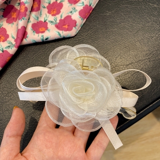 Alea Japan and South Korea new back of the head lace hairpin headdress flower hairpin super fairy bow hairpin