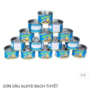 Sơn dầu bạch tuyết - lon 400gr