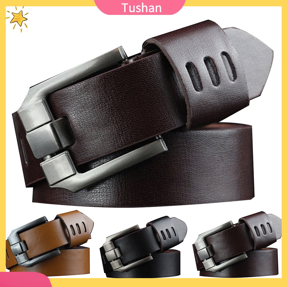 Thắt Lưng Giả Da Kiểu Dáng Vintage Thời Trang Cho Nam