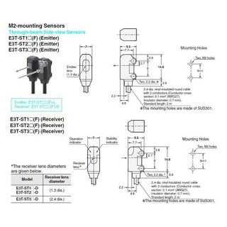 Cảm biến quang Omron E3T-ST22 2M