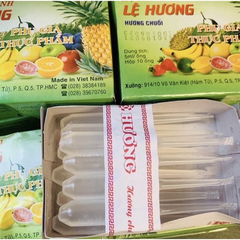 Tinh dầu chuối Lệ Hương (hộp 10 ống 5ml)