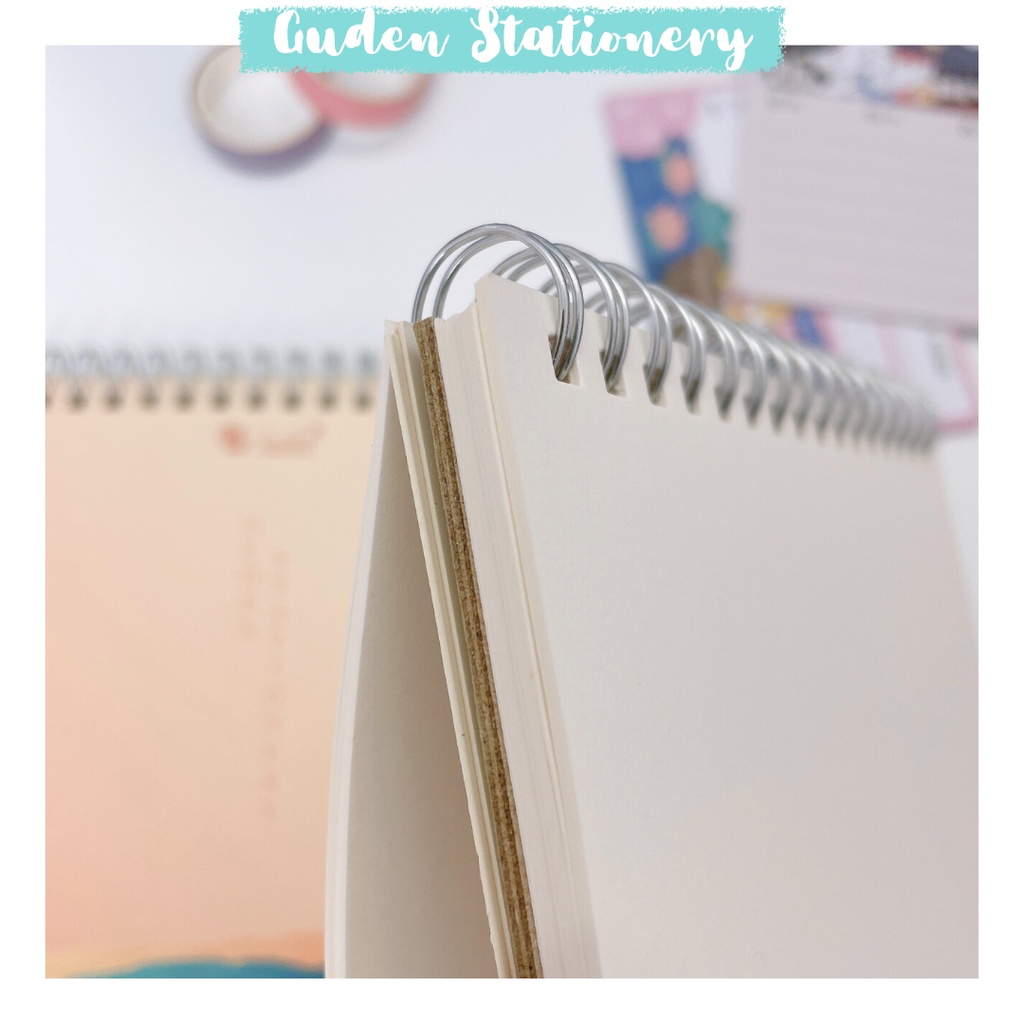 Sổ tay vẽ chì, sổ tay vẽ ký họa, Sketchbook A5 sóng Nhật Bản_Guden Stationery