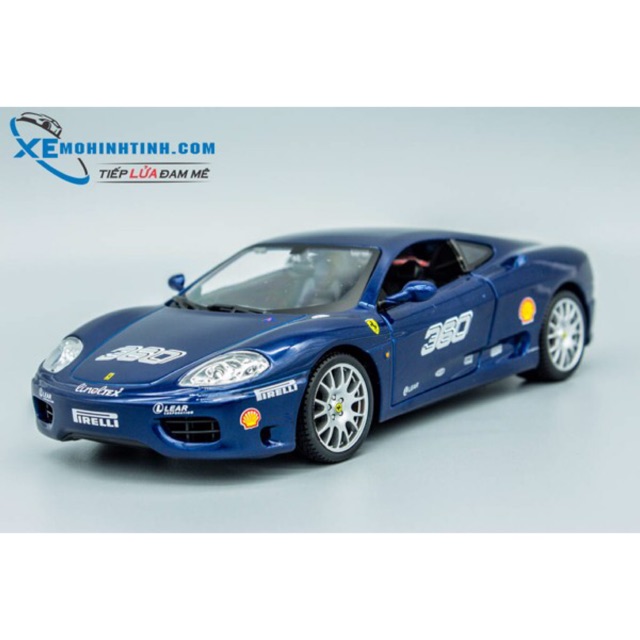 Xe Mô Hình Ferrari 360 Challenge 1:24 Bburago (Xanh)