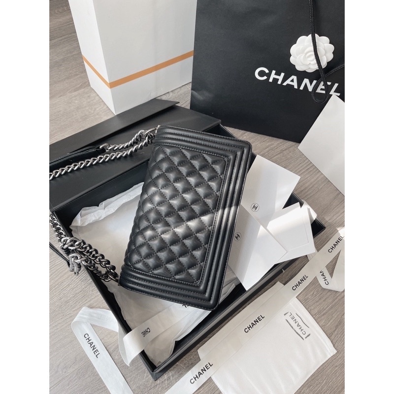 Túi xách nữ khoá bạc về 2 size 20-25 Fullbox bill