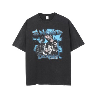 Áo thun nam nữ DECAO form Oversize Snoop Dogg Đen