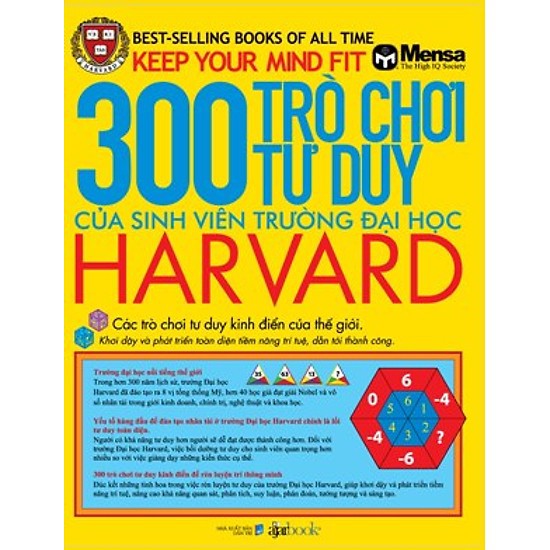 Sách - Combo 300 Trò Chơi Tư Duy và 300 Câu Đố Tư Duy Của Sinh Viên Trường Đại Học Harvard