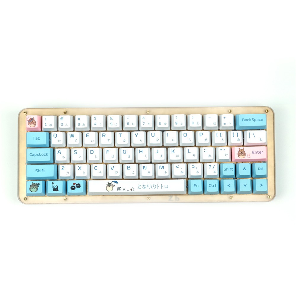 Set keycap totoro 131 keys  chất liệu thick PBT in Dyesub Cat đẹp cân nhiều layout 60;64;68;84;87;96;980;104;108,...