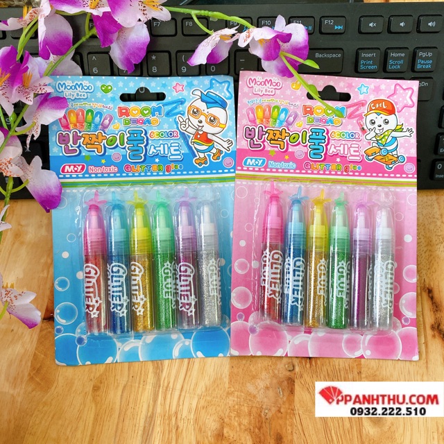 Vĩ KIM TUYẾN VĨ 6-12 màu sắc tươi xinh, chất lượng cao - HALLU STORE