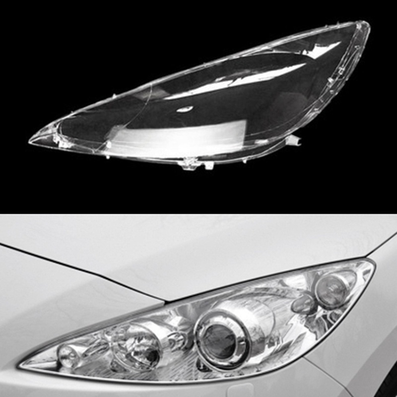1 Cặp Vỏ Bọc Đèn Pha Xe Hơi peugeot 408 2009 2010 2011 2012