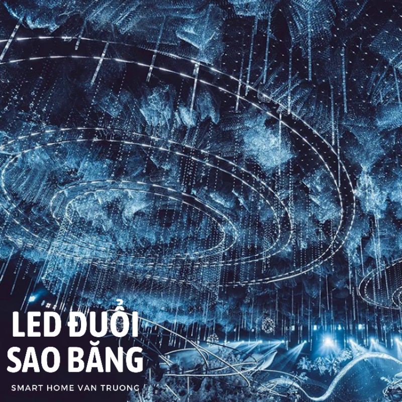 Đèn led đuổi sao băng LED trang trí background cho đám cưới tiệc cưới tân hôn động phòng