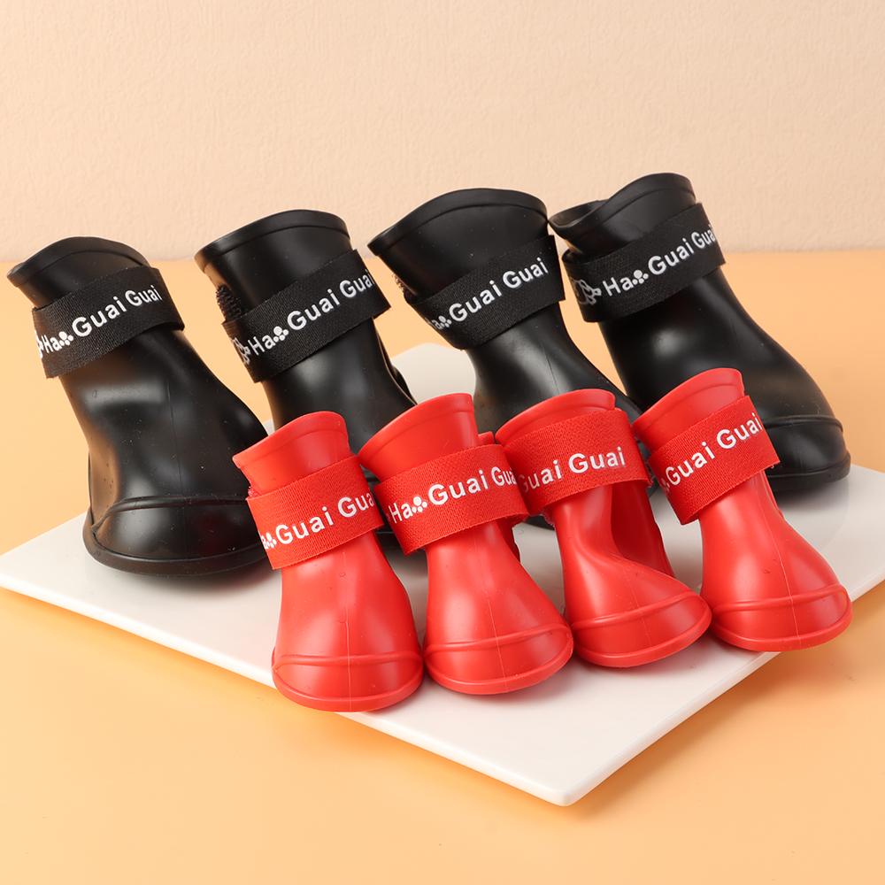 Ủng Đi Mưa Chống Nước Chống Trượt Cho Chó Pomeranian Poodle