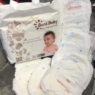Tã Bỉm quần Bens Baby size XL 32 miếng