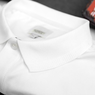 Áo polo vải cotton pique basic trụ áo sọc nova