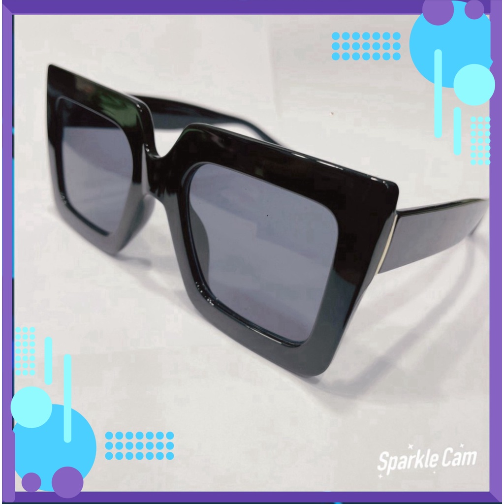 [ Freeship ] Kính Mát Gọng Vuông cỡ lớn Chống Tia Uv Thời Trang Cho Nữ