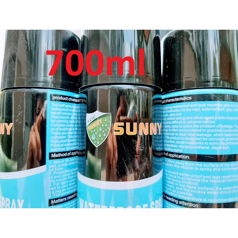 Chai Xịt Chống Thấm Chống Dột 700ml SUNNY - Xịt Bảo Vệ Hiệu Quả Cho Ngôi Nhà Bạn Chai Lớn - vanphongpham.baolinh