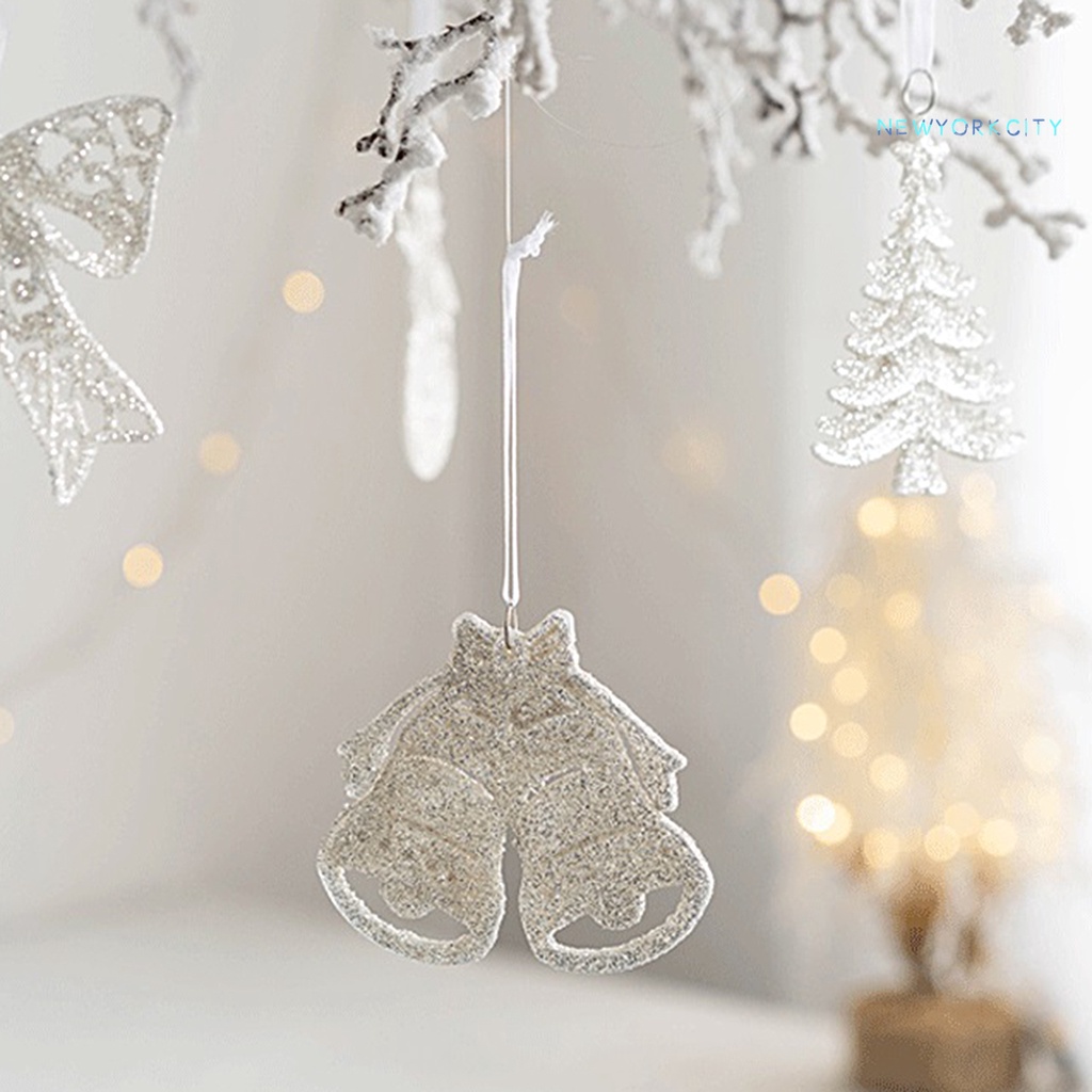 Ny-khăn Mặt Dây Chuyền Giáng Sinh Dễ Dàng Chăm Sóc Chống Biến Dạng Bóng Bắt Mắt Lễ Giáng Sinh Nhỏ Gọn