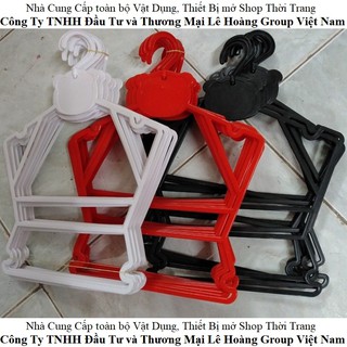 Combo móc nhựa trẻ em 30 bộ bé xoay, 30 vaito, 20 kẹp và 50 dẹt TE
