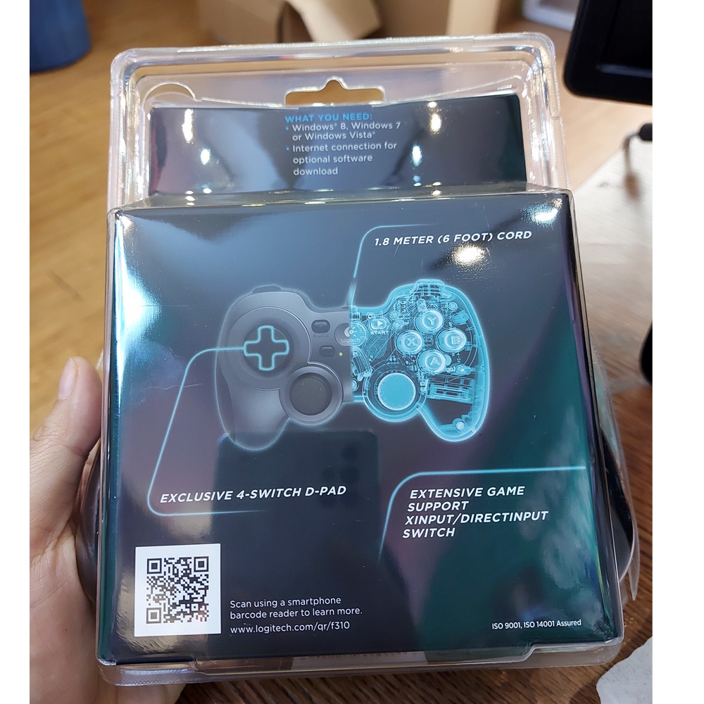 Tay cầm chơi game LOGITECH F310 có dây USB Hàng chính hãng