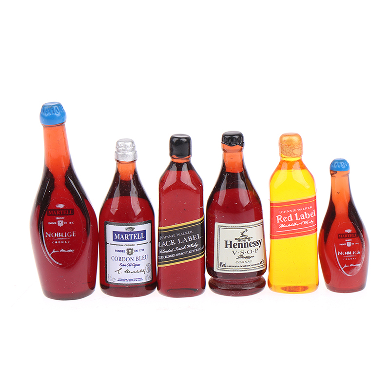 Bộ 9 Mô Hình Chai Rượu Mini Dùng Để Trang Trí