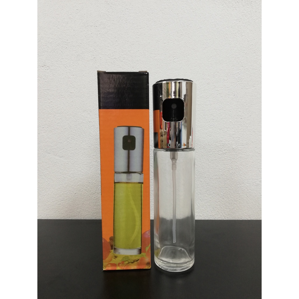 Bình xịt dầu ăn, Bình phết dầu phun sương cho nồi chiên không dầu chai thủy tinh cao cấp 100ml