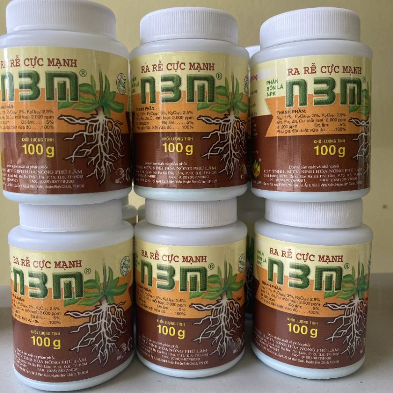 NPK Ra Rễ Cực tốt N3M 100 gram – dạng bột