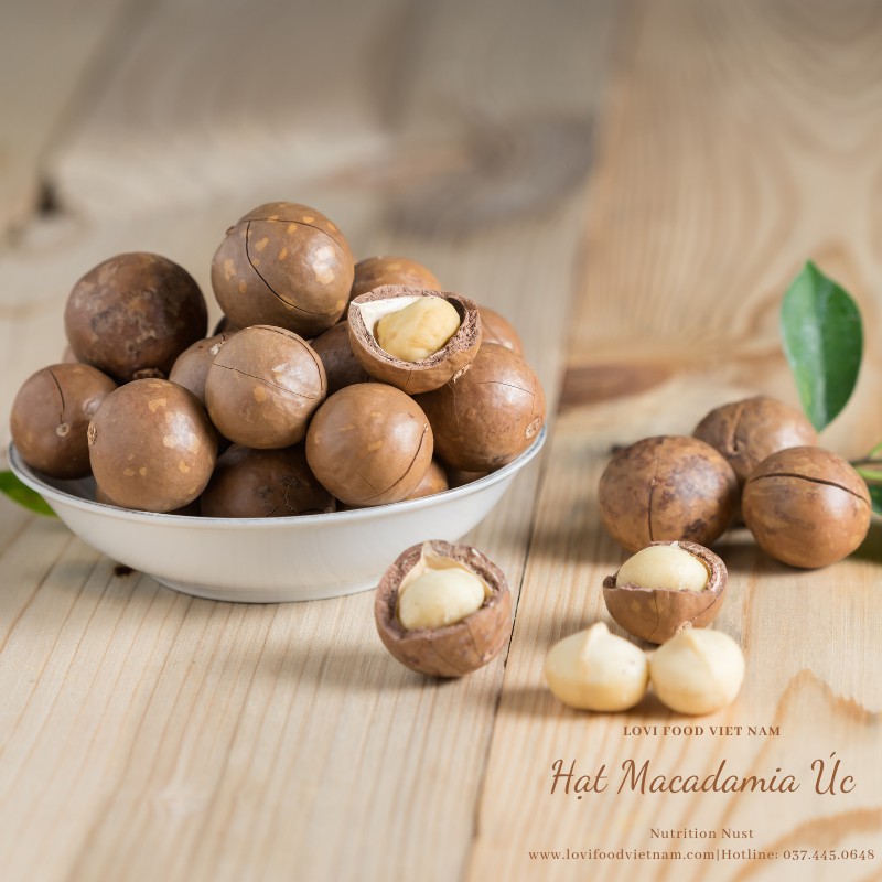 HẠT MACCA ÚC NỨT VỎ - 500gram HẠT CAO CẤP có kèm lẫy tách vỏ, hàng nhập khẩu 100% tại Australia - Lovi Food Việt Nam | BigBuy360 - bigbuy360.vn